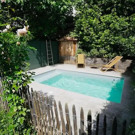 Tatil Evi Charmante Echoppe Avec Piscine Bordeaux
